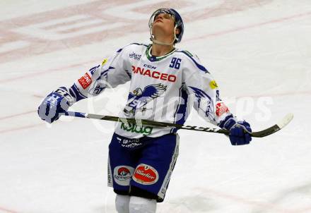 EBEL. Eishockey Bundesliga. VSV gegen Dornbirn Bulldogs.  Anton Karlsson (VSV). Villach, am 31.1.2020.
Foto: Kuess
www.qspictures.net
---
pressefotos, pressefotografie, kuess, qs, qspictures, sport, bild, bilder, bilddatenbank
