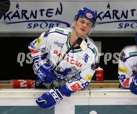EBEL. Eishockey Bundesliga. VSV gegen Dornbirn Bulldogs. Anton Karlsson  (VSV). Villach, am 31.1.2020.
Foto: Kuess
www.qspictures.net
---
pressefotos, pressefotografie, kuess, qs, qspictures, sport, bild, bilder, bilddatenbank