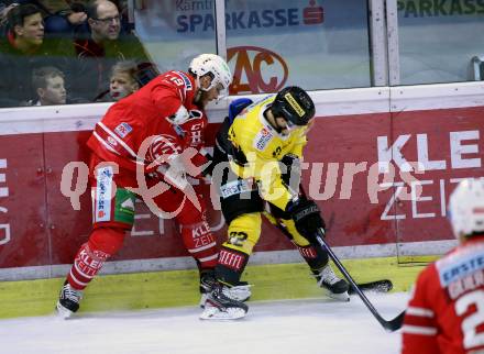 EBEL. Eishockey Bundesliga. KAC gegen	spusu Vienna Capitals. Geier Stefan  (KAC), GroÃlercher Julian  (Vienna Capitals). Klagenfurt, am 2.2.2020.
Foto: Kuess
www.qspictures.net

---
pressefotos, pressefotografie, kuess, qs, qspictures, sport, bild, bilder, bilddatenbank