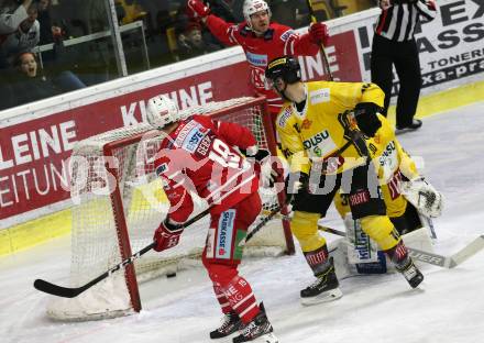 EBEL. Eishockey Bundesliga. KAC gegen	spusu Vienna Capitals. Geier Stefan, 	Liivik Siim (KAC), Dorion Marc-Andre, Zapolski Ryan  (Vienna Capitals). Klagenfurt, am 2.2.2020.
Foto: Kuess
www.qspictures.net

---
pressefotos, pressefotografie, kuess, qs, qspictures, sport, bild, bilder, bilddatenbank