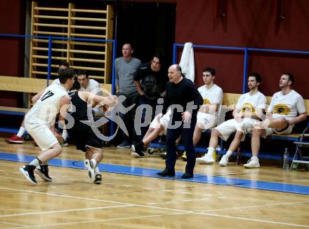 Basketball Zweite Liga 2019/2020. Grunddurchgang 20. Runde. Woerthersee Piraten gegen Raiders Tirol.  Trainer Goran Jovanovic (Piraten). Klagenfurt, am 1.2.2020.
Foto: Kuess
www.qspictures.net

---
pressefotos, pressefotografie, kuess, qs, qspictures, sport, bild, bilder, bilddatenbank