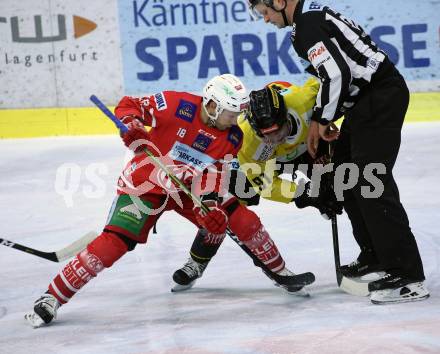 EBEL. Eishockey Bundesliga. KAC gegen	spusu Vienna Capitals.  Koch Thomas (KAC),  Vause Taylor (Vienna Capitals). Klagenfurt, am 2.2.2020.
Foto: Kuess
www.qspictures.net

---
pressefotos, pressefotografie, kuess, qs, qspictures, sport, bild, bilder, bilddatenbank