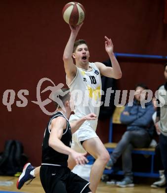 Basketball Zweite Liga 2019/2020. Grunddurchgang 20. Runde. Woerthersee Piraten gegen Raiders Tirol. Tevz Ruzic (Piraten). Klagenfurt, am 1.2.2020.
Foto: Kuess
www.qspictures.net

---
pressefotos, pressefotografie, kuess, qs, qspictures, sport, bild, bilder, bilddatenbank