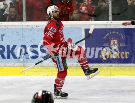 EBEL. Eishockey Bundesliga. KAC gegen	spusu Vienna Capitals. Torjubel Martin Schumnig (KAC). Klagenfurt, am 2.2.2020.
Foto: Kuess
www.qspictures.net

---
pressefotos, pressefotografie, kuess, qs, qspictures, sport, bild, bilder, bilddatenbank