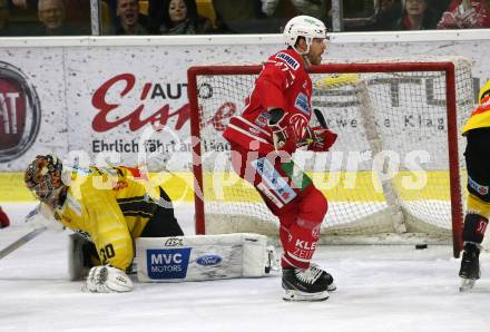EBEL. Eishockey Bundesliga. KAC gegen	spusu Vienna Capitals. Torjubel Thomas Hundertpfund (KAC). Klagenfurt, am 2.2.2020.
Foto: Kuess
www.qspictures.net

---
pressefotos, pressefotografie, kuess, qs, qspictures, sport, bild, bilder, bilddatenbank