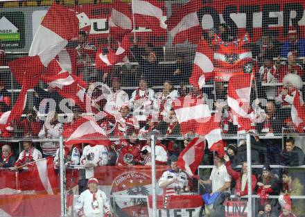 Eishockey Laenderspiel. Oesterreich gegen Norwegen. Fans (Oesterreich). Klagenfurt, am 7.2.2020.
Foto: Kuess
www.qspictures.net

---
pressefotos, pressefotografie, kuess, qs, qspictures, sport, bild, bilder, bilddatenbank