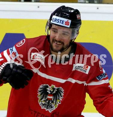 Eishockey Laenderspiel. Oesterreich gegen Daenemark. Patrick Spannring (Oesterreich). Klagenfurt, am 8.2.2020.
Foto: Kuess
www.qspictures.net

---
pressefotos, pressefotografie, kuess, qs, qspictures, sport, bild, bilder, bilddatenbank