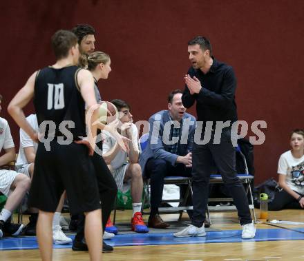 Basketball Zweite Liga 2019/2020. Grunddurchgang 21. Runde. KOS Celovec gegen  Woerthersee Piraten.  Trainer Davor Brecko (KOS Celovec). Klagenfurt, am 8.2.2020.
Foto: Kuess
www.qspictures.net

---
pressefotos, pressefotografie, kuess, qs, qspictures, sport, bild, bilder, bilddatenbank