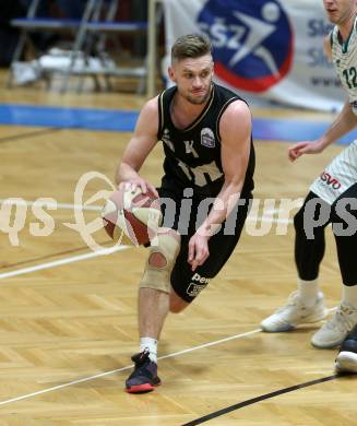 Basketball Zweite Liga 2019/2020. Grunddurchgang 21. Runde. KOS Celovec gegen  Woerthersee Piraten. Ziga Erculj (Piraten). Klagenfurt, am 8.2.2020.
Foto: Kuess
www.qspictures.net

---
pressefotos, pressefotografie, kuess, qs, qspictures, sport, bild, bilder, bilddatenbank