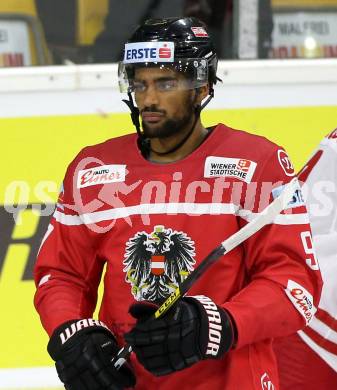 Eishockey Laenderspiel. Oesterreich gegen Daenemark. Ali Wukovits (Oesterreich). Klagenfurt, am 8.2.2020.
Foto: Kuess
www.qspictures.net

---
pressefotos, pressefotografie, kuess, qs, qspictures, sport, bild, bilder, bilddatenbank