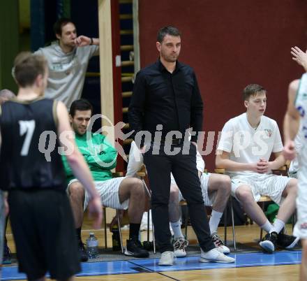 Basketball Zweite Liga 2019/2020. Grunddurchgang 21. Runde. KOS Celovec gegen  Woerthersee Piraten.  Trainer Davor Brecko (KOS Celovec). Klagenfurt, am 8.2.2020.
Foto: Kuess
www.qspictures.net

---
pressefotos, pressefotografie, kuess, qs, qspictures, sport, bild, bilder, bilddatenbank