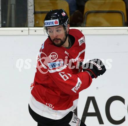 Eishockey Laenderspiel. Oesterreich gegen Daenemark. Patrick Spannring (Oesterreich). Klagenfurt, am 8.2.2020.
Foto: Kuess
www.qspictures.net

---
pressefotos, pressefotografie, kuess, qs, qspictures, sport, bild, bilder, bilddatenbank