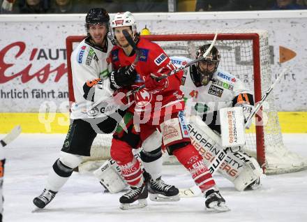 EBEL. Eishockey Bundesliga. KAC gegen	Moser Medical Graz99ers. Manuel Ganahl, Charles Dodero,  (KAC), Cristopher Nihlstorp  (Graz). Klagenfurt, am 12.2.2020.
Foto: Kuess
www.qspictures.net

---
pressefotos, pressefotografie, kuess, qs, qspictures, sport, bild, bilder, bilddatenbank