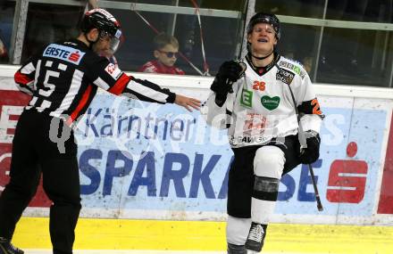 EBEL. Eishockey Bundesliga. KAC gegen	Moser Medical Graz99ers. Torjubel Dominik Grafenthin   (Graz). Klagenfurt, am 12.2.2020.
Foto: Kuess
www.qspictures.net

---
pressefotos, pressefotografie, kuess, qs, qspictures, sport, bild, bilder, bilddatenbank