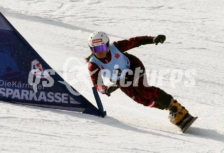 Snowboard Europacup. Claudia Riegler (AUT). SimonhÃ¶he, am 15.2.2020.
Foto: Kuess
www.qspictures.net

---
pressefotos, pressefotografie, kuess, qs, qspictures, sport, bild, bilder, bilddatenbank