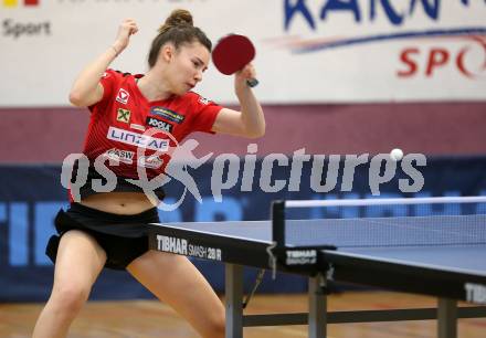 Tischtennis Europacup. TTC Villacher gegen LZ Froschberg.  Karoline Mischek (Froschberg) . Villach, am 15.2.2020.
Foto: Kuess
www.qspictures.net

---
pressefotos, pressefotografie, kuess, qs, qspictures, sport, bild, bilder, bilddatenbank
