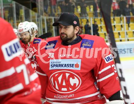 EBEL. Eishockey Bundesliga. KAC gegen	EC Red Bull Salzburg. Jhonas Enroth (KAC). Klagenfurt, am 18.2.2020.
Foto: Kuess
www.qspictures.net

---
pressefotos, pressefotografie, kuess, qs, qspictures, sport, bild, bilder, bilddatenbank
