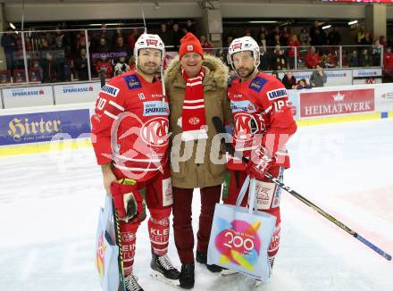 EBEL. Eishockey Bundesliga. KAC gegen	EC Red Bull Salzburg. Kozek Andrew Jacob, Koch Thomas (KAC). Klagenfurt, am 18.2.2020.
Foto: Kuess
www.qspictures.net

---
pressefotos, pressefotografie, kuess, qs, qspictures, sport, bild, bilder, bilddatenbank