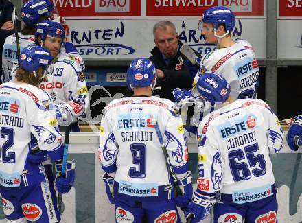 EBEL. Eishockey Bundesliga. VSV gegen EHC Liwest Black Wings Linz.   Trainer Rob Daum (VSV). Villach, am 18.2.2020.
Foto: Kuess
www.qspictures.net
---
pressefotos, pressefotografie, kuess, qs, qspictures, sport, bild, bilder, bilddatenbank