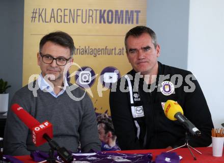 Fussball. SK Austria Klagenfurt. Pressekonferenz. Ivica Peric, Robert Micheu. Klagenfurt, 19.2.2020.
Foto: Kuess
---
pressefotos, pressefotografie, kuess, qs, qspictures, sport, bild, bilder, bilddatenbank