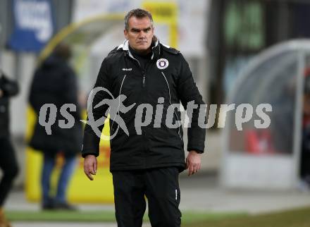 Fussball. 2. Liga. SK Austria Klagenfurt gegen SV Guntamatic Ried.  Trainer Robert Micheu (Klagenfurt). Klagenfurt, am 21.2.2020.
Foto: Kuess
www.qspictures.net
---
pressefotos, pressefotografie, kuess, qs, qspictures, sport, bild, bilder, bilddatenbank