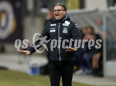 Fussball. 2. Liga. SK Austria Klagenfurt gegen SV Guntamatic Ried.  Trainer Gerald Baumgartner (Ried). Klagenfurt, am 21.2.2020.
Foto: Kuess
www.qspictures.net
---
pressefotos, pressefotografie, kuess, qs, qspictures, sport, bild, bilder, bilddatenbank