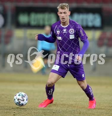 Fussball. 2. Liga. SK Austria Klagenfurt gegen SV Guntamatic Ried.  Benjamin Hadzic (Klagenfurt). Klagenfurt, am 21.2.2020.
Foto: Kuess
www.qspictures.net
---
pressefotos, pressefotografie, kuess, qs, qspictures, sport, bild, bilder, bilddatenbank