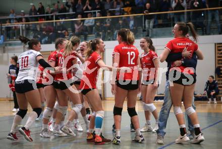 Volleyball. AVL. ATSC Kelag Wildcats Klagenfurt gegen VC Tirol, Jubel Wildcats. Klagenfurt, am 22.2.2020.
Foto: Kuess
---
pressefotos, pressefotografie, kuess, qs, qspictures, sport, bild, bilder, bilddatenbank