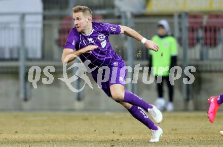 Fussball. 2. Liga. SK Austria Klagenfurt gegen SV Guntamatic Ried.  Markus Rusek (Klagenfurt). Klagenfurt, am 21.2.2020.
Foto: Kuess
www.qspictures.net
---
pressefotos, pressefotografie, kuess, qs, qspictures, sport, bild, bilder, bilddatenbank