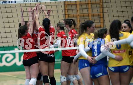 Volleyball. AVL. ATSC Kelag Wildcats Klagenfurt gegen VC Tirol. Jubel (Wildcats). Klagenfurt, am 22.2.2020.
Foto: Kuess
---
pressefotos, pressefotografie, kuess, qs, qspictures, sport, bild, bilder, bilddatenbank