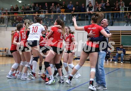 Volleyball. AVL. ATSC Kelag Wildcats Klagenfurt gegen VC Tirol, Jubel Wildcats. Klagenfurt, am 22.2.2020.
Foto: Kuess
---
pressefotos, pressefotografie, kuess, qs, qspictures, sport, bild, bilder, bilddatenbank