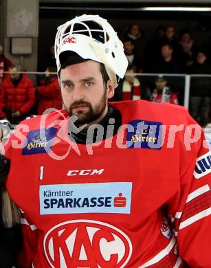 EBEL. Eishockey Bundesliga. KAC gegen	HCB Suedtirol Alperia. Jhonas Enroth (KAC). Klagenfurt, am 27.2.2020.
Foto: Kuess
www.qspictures.net

---
pressefotos, pressefotografie, kuess, qs, qspictures, sport, bild, bilder, bilddatenbank