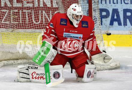 EBEL. Eishockey Bundesliga. KAC gegen	HCB Suedtirol Alperia. Jhonas Enroth (KAC). Klagenfurt, am 27.2.2020.
Foto: Kuess
www.qspictures.net

---
pressefotos, pressefotografie, kuess, qs, qspictures, sport, bild, bilder, bilddatenbank