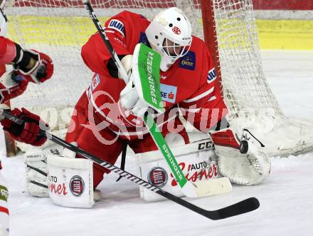EBEL. Eishockey Bundesliga. KAC gegen	HCB Suedtirol Alperia. Jhonas Enroth (KAC). Klagenfurt, am 27.2.2020.
Foto: Kuess
www.qspictures.net

---
pressefotos, pressefotografie, kuess, qs, qspictures, sport, bild, bilder, bilddatenbank