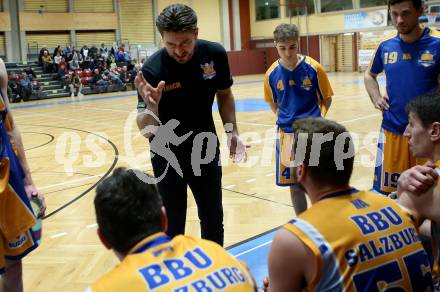 Basketball Zweite Liga 2019/2020. Play Down 2. Runde. KOS Celovec gegen   BBU Salzburg. Trainer Dejan Ljubinkovic (Salzburg). Klagenfurt, am 1.3.2020.
Foto: Kuess
www.qspictures.net

---
pressefotos, pressefotografie, kuess, qs, qspictures, sport, bild, bilder, bilddatenbank