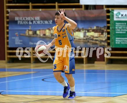 Basketball Zweite Liga 2019/2020. Play Down 2. Runde. KOS Celovec gegen   BBU Salzburg.  Kazuhiko Yokoyama (Salzburg). Klagenfurt, am 1.3.2020.
Foto: Kuess
www.qspictures.net

---
pressefotos, pressefotografie, kuess, qs, qspictures, sport, bild, bilder, bilddatenbank