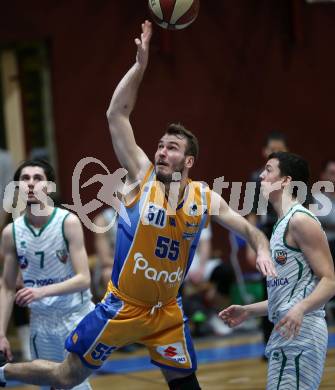 Basketball Zweite Liga 2019/2020. Play Down 2. Runde. KOS Celovec gegen   BBU Salzburg.  Luka Milovac (Salzburg). Klagenfurt, am 1.3.2020.
Foto: Kuess
www.qspictures.net

---
pressefotos, pressefotografie, kuess, qs, qspictures, sport, bild, bilder, bilddatenbank