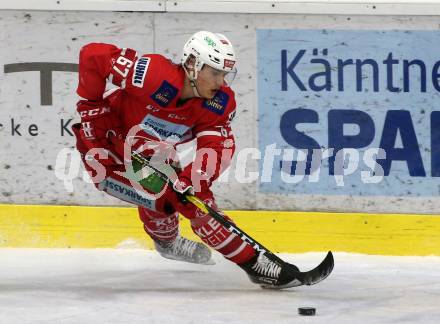 EBEL. Eishockey Bundesliga. KAC gegen	EHC Liwest Black Wings Linz. Petter Hansson (KAC). Klagenfurt, am 4.3.2020.
Foto: Kuess
www.qspictures.net

---
pressefotos, pressefotografie, kuess, qs, qspictures, sport, bild, bilder, bilddatenbank