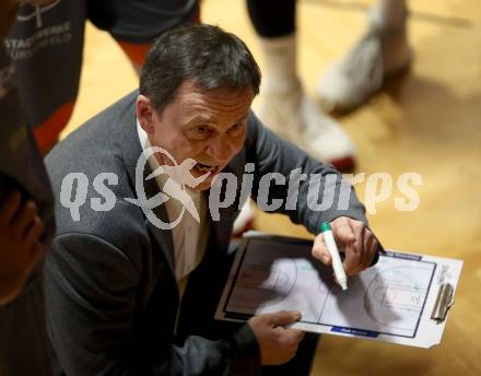 Basketball Zweite Liga 2019/2020. Play-off 2. Runde. Woerthersee Piraten gegen Fuerstenfeld Panthers. Trainer Flavio Priulla  (Fuerstenfeld). Klagenfurt, am 4.3.2020.
Foto: Kuess
www.qspictures.net

---
pressefotos, pressefotografie, kuess, qs, qspictures, sport, bild, bilder, bilddatenbank