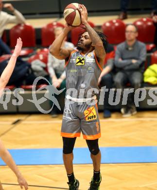 Basketball Zweite Liga 2019/2020. Play-off 2. Runde. Woerthersee Piraten gegen Fuerstenfeld Panthers. Ty Cockfield (Fuerstenfeld). Klagenfurt, am 4.3.2020.
Foto: Kuess
www.qspictures.net

---
pressefotos, pressefotografie, kuess, qs, qspictures, sport, bild, bilder, bilddatenbank