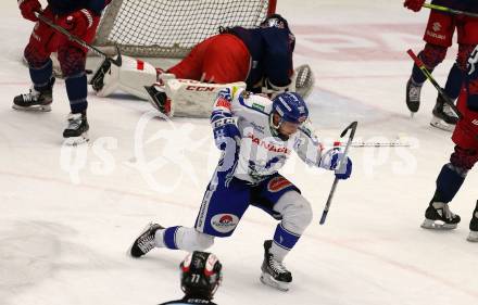 EBEL. Eishockey Bundesliga. VSV gegen EC Red Bull Salzburg.  Torjubel Nico Brunner (VSV). Villach, am 6.3.2020.
Foto: Kuess
www.qspictures.net
---
pressefotos, pressefotografie, kuess, qs, qspictures, sport, bild, bilder, bilddatenbank