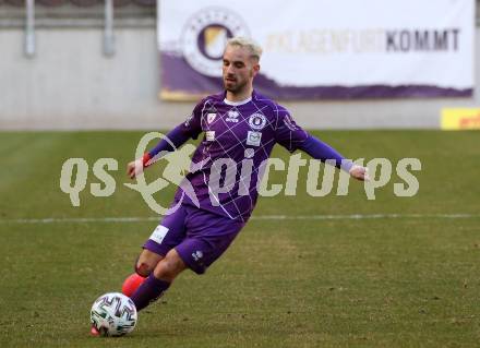 Fussball. 2. Liga. SK Austria Klagenfurt gegen FC Mohren Dornbirn 1913.  Okan Aydin (Klagenfurt). Klagenfurt, am 7.3.2020.
Foto: Kuess
www.qspictures.net
---
pressefotos, pressefotografie, kuess, qs, qspictures, sport, bild, bilder, bilddatenbank