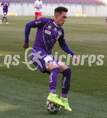 Fussball. 2. Liga. SK Austria Klagenfurt gegen FC Mohren Dornbirn 1913.  Oliver Markoutz (Klagenfurt). Klagenfurt, am 7.3.2020.
Foto: Kuess
www.qspictures.net
---
pressefotos, pressefotografie, kuess, qs, qspictures, sport, bild, bilder, bilddatenbank