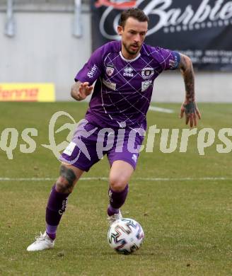 Fussball. 2. Liga. SK Austria Klagenfurt gegen FC Mohren Dornbirn 1913.  Philipp Huetter (Klagenfurt). Klagenfurt, am 7.3.2020.
Foto: Kuess
www.qspictures.net
---
pressefotos, pressefotografie, kuess, qs, qspictures, sport, bild, bilder, bilddatenbank