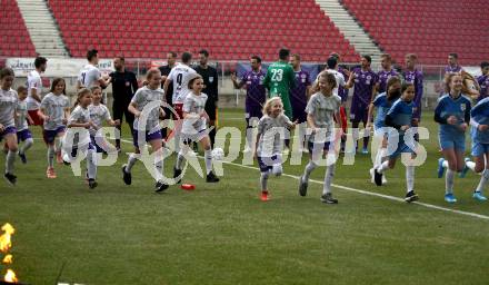 Fussball. 2. Liga. SK Austria Klagenfurt gegen FC Mohren Dornbirn 1913.  Rosentaler Soccer Girls. Klagenfurt, am 7.3.2020.
Foto: Kuess
www.qspictures.net
---
pressefotos, pressefotografie, kuess, qs, qspictures, sport, bild, bilder, bilddatenbank