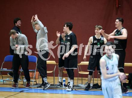 Basketball Zweite Liga 2019/2020. Play Down 3. Runde. KOS Celovec gegen  Union Deutsch Wagram Alligators.  Spielerbank (Deutsch Wagram). Klagenfurt, am 7.3.2020.
Foto: Kuess
www.qspictures.net

---
pressefotos, pressefotografie, kuess, qs, qspictures, sport, bild, bilder, bilddatenbank