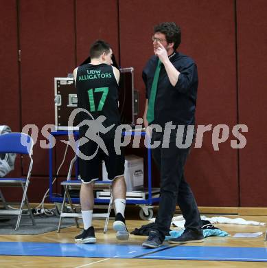 Basketball Zweite Liga 2019/2020. Play Down 3. Runde. KOS Celovec gegen  Union Deutsch Wagram Alligators. Hannes Quirgst  (Deutsch Wagram). Klagenfurt, am 7.3.2020.
Foto: Kuess
www.qspictures.net

---
pressefotos, pressefotografie, kuess, qs, qspictures, sport, bild, bilder, bilddatenbank