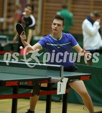 Tischtennis Kaerntner Meisterschaft. Martin Gutschi. Villach, am 22.12.2019.
Foto: Kuess
www.qspictures.net
---
pressefotos, pressefotografie, kuess, qs, qspictures, sport, bild, bilder, bilddatenbank