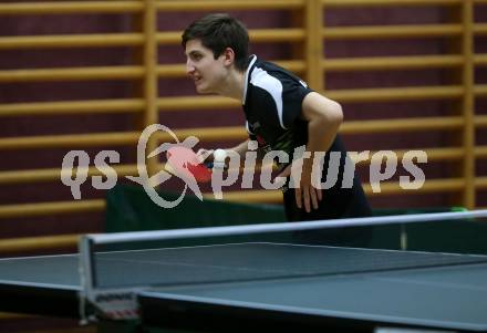 Tischtennis Kaerntner Meisterschaft. Tobias Siwetz. Villach, am 22.12.2019.
Foto: Kuess
www.qspictures.net
---
pressefotos, pressefotografie, kuess, qs, qspictures, sport, bild, bilder, bilddatenbank