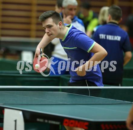 Tischtennis Kaerntner Meisterschaft. Martin Gutschi. Villach, am 22.12.2019.
Foto: Kuess
www.qspictures.net
---
pressefotos, pressefotografie, kuess, qs, qspictures, sport, bild, bilder, bilddatenbank